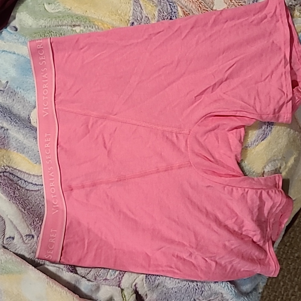 Pink boxer boy brief victoria secret underwear size small